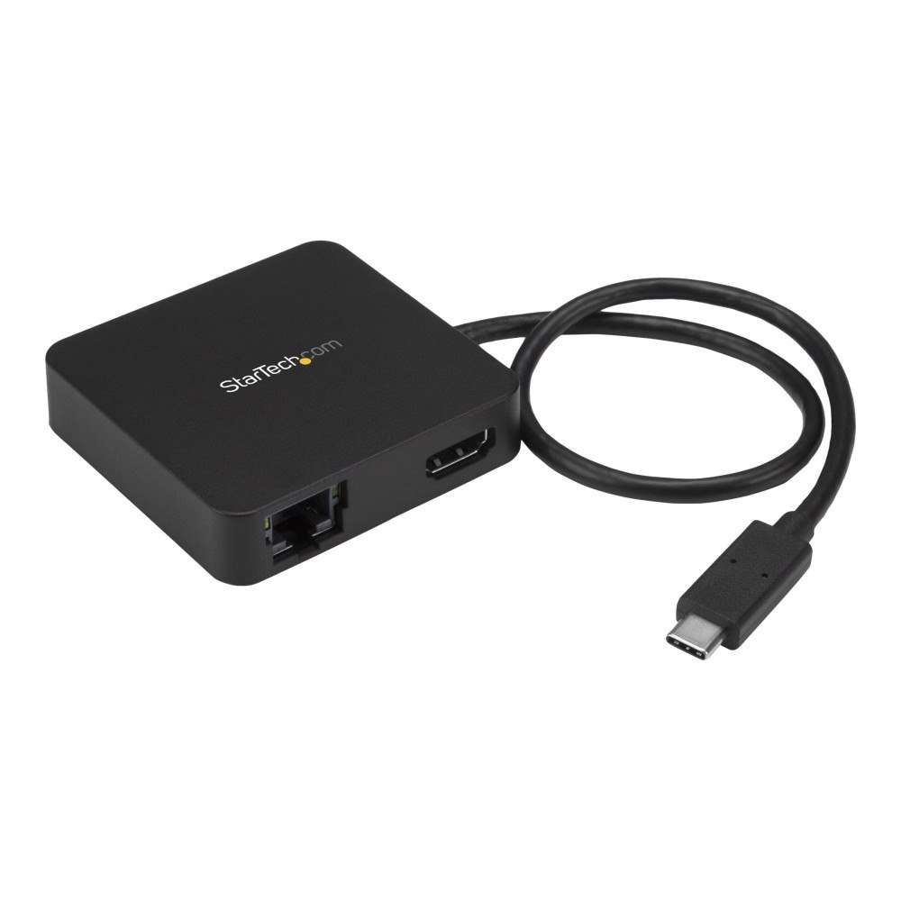 StarTech.com StarTech.com USB-C multiportadapter med HDMI - 1x USB-A, 1x USB-C - dockningsstation - USB-C / Thunderbolt 3 - HDMI - 1G...