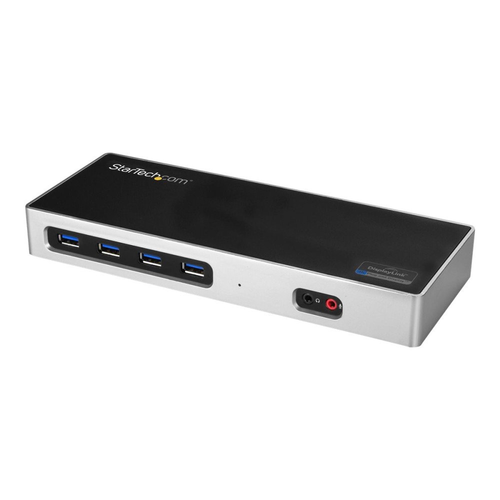 StarTech.com StarTech.com USB-C och USB-A dockningsstation - Dubbla skärmar 4K 60 Hz dockningsstation DisplayPort + HDMI - Hybrid USB...