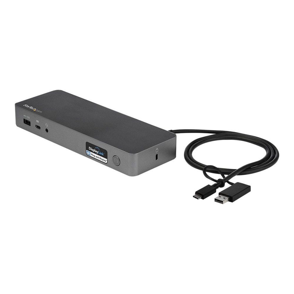 StarTech.com StarTech.com USB-C- och USB-A-dockningsstation ‒ hybrid universell dockningsstation för bärbar dator med dubbelskärm för...