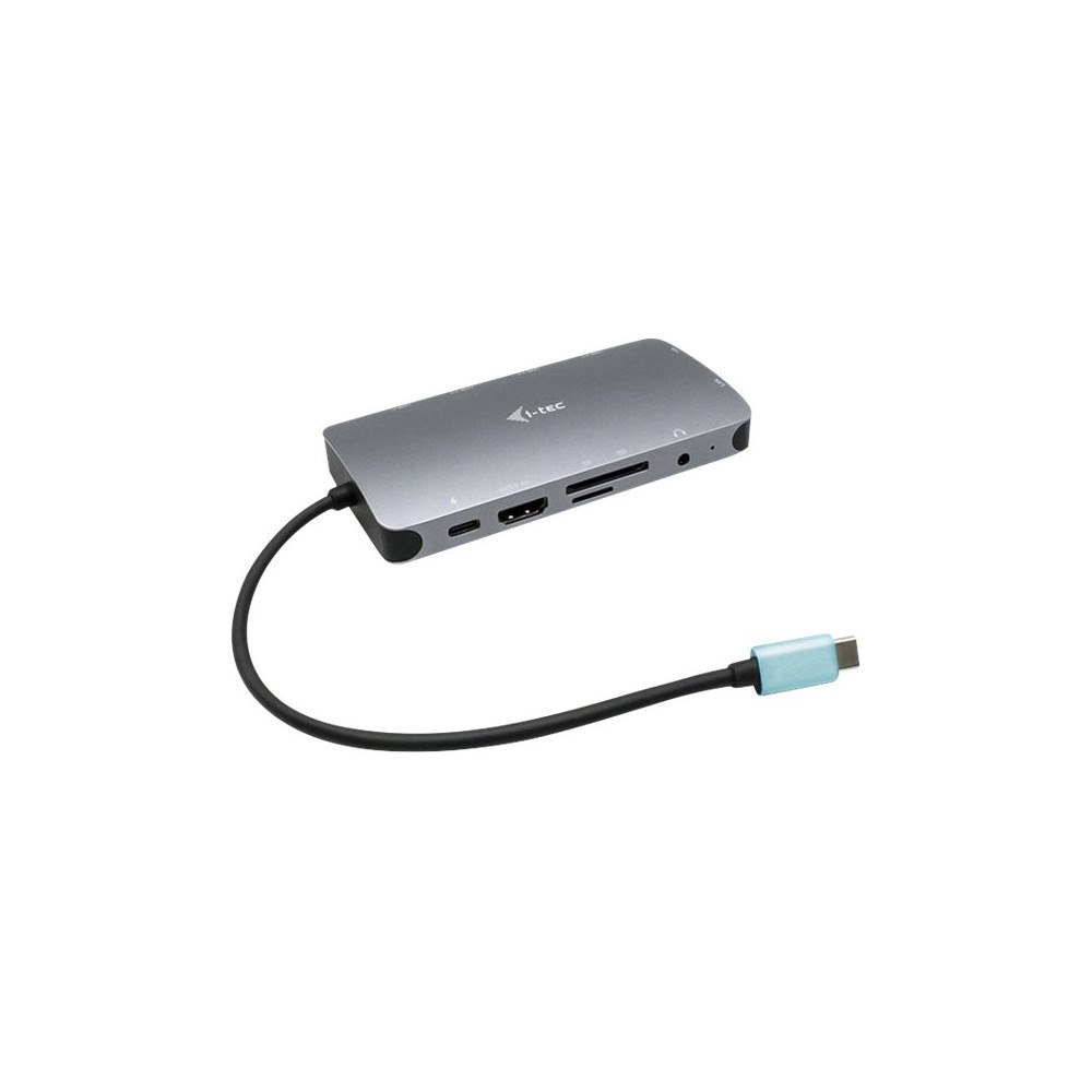 i-tec i-Tec USB-C Metal Nano Dock HDMI/VGA with LAN + Power Delivery 100 W - dockningsstation - USB-C / Thunderbolt 3 - VGA, H...