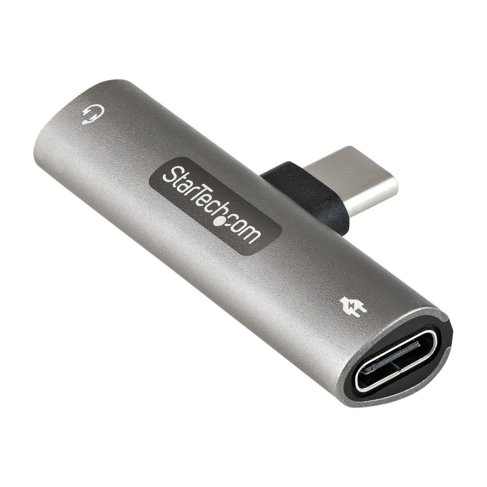 StarTech.com StarTech.com USB-C-ljud- och laddningsadapter - USB-C ljudadapter med TRRS-hörlurs-/headsetuttag på 3,5 mm och 60 W USB...