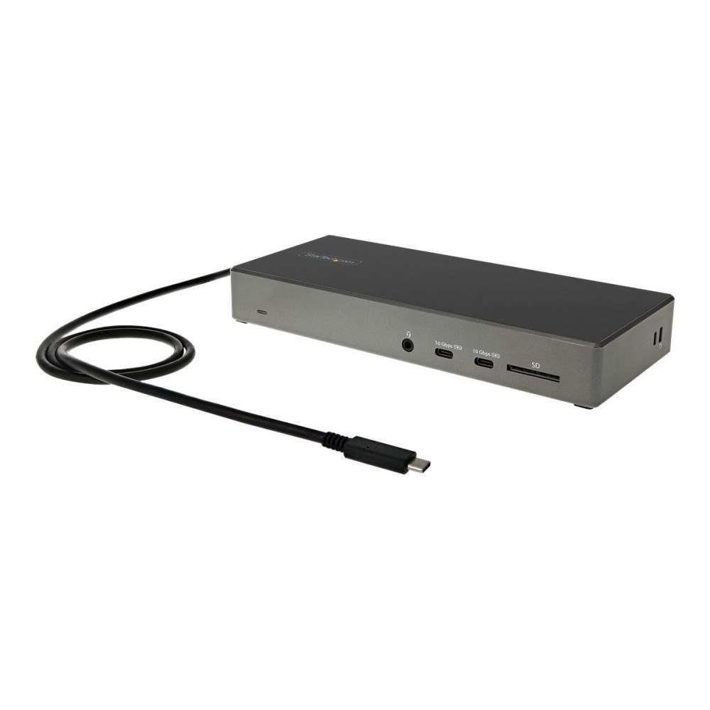 StarTech.com StarTech.com USB C-dockningsstation - USB Type-C dockningsstation för tre 4K-skärmar - 100 W strömförsörjning - DP 1.4 a...