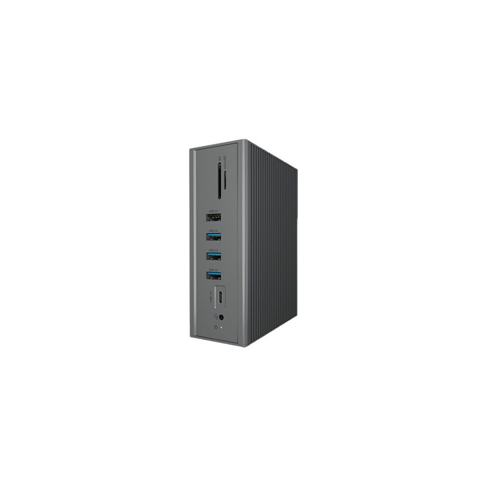 RaidSonic Technology ICY BOX IB-DK2262AC - dockningsstation - USB-C - 2 x HDMI, VGA - 1GbE