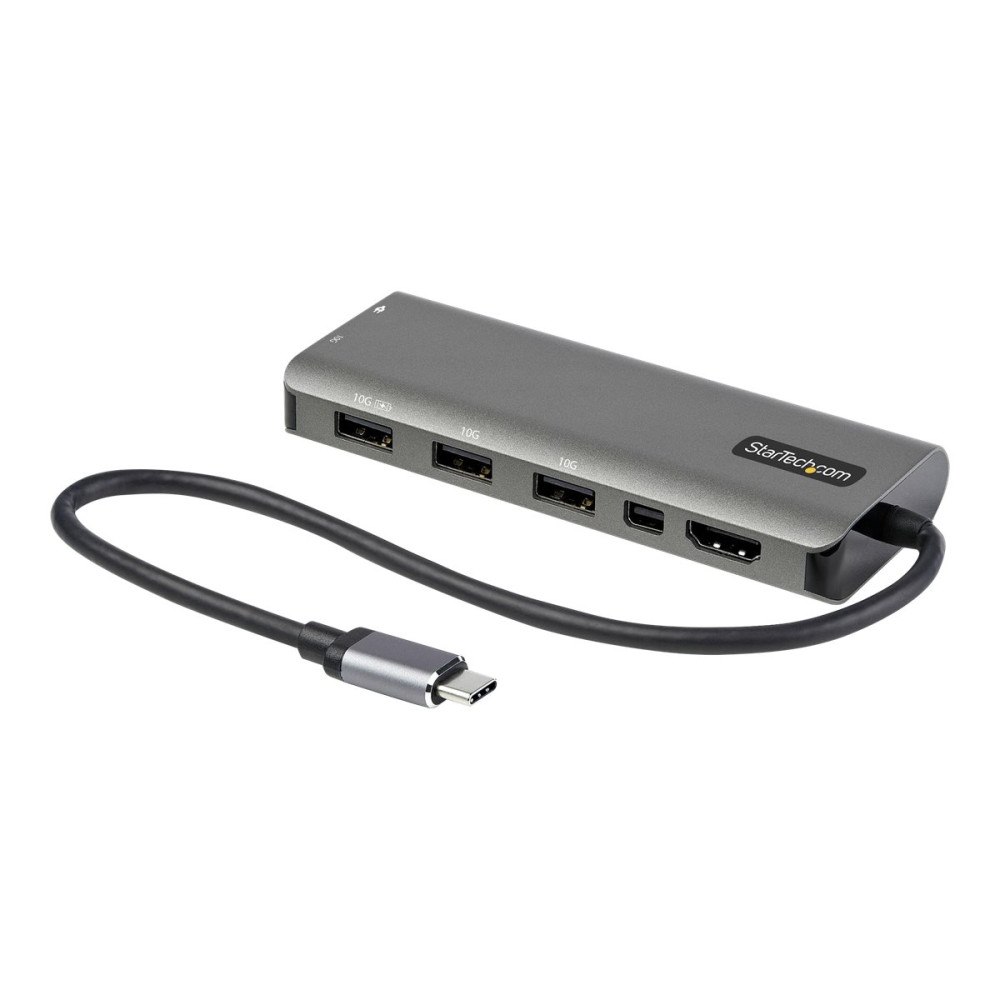StarTech.com StarTech.com USB C-multiportadapter - USB-C till HDMI eller Mini DisplayPort 4K 60 Hz, 100W Power delivery Pass-through,...
