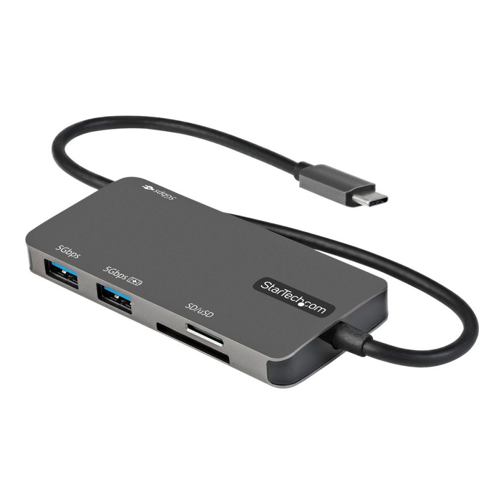 StarTech.com StarTech.com USB C-multiportadapter - USB-C till 4K HDMI, 100 W Power Delivery Pass-through, SD/MicroSD-kortplats, 3-por...