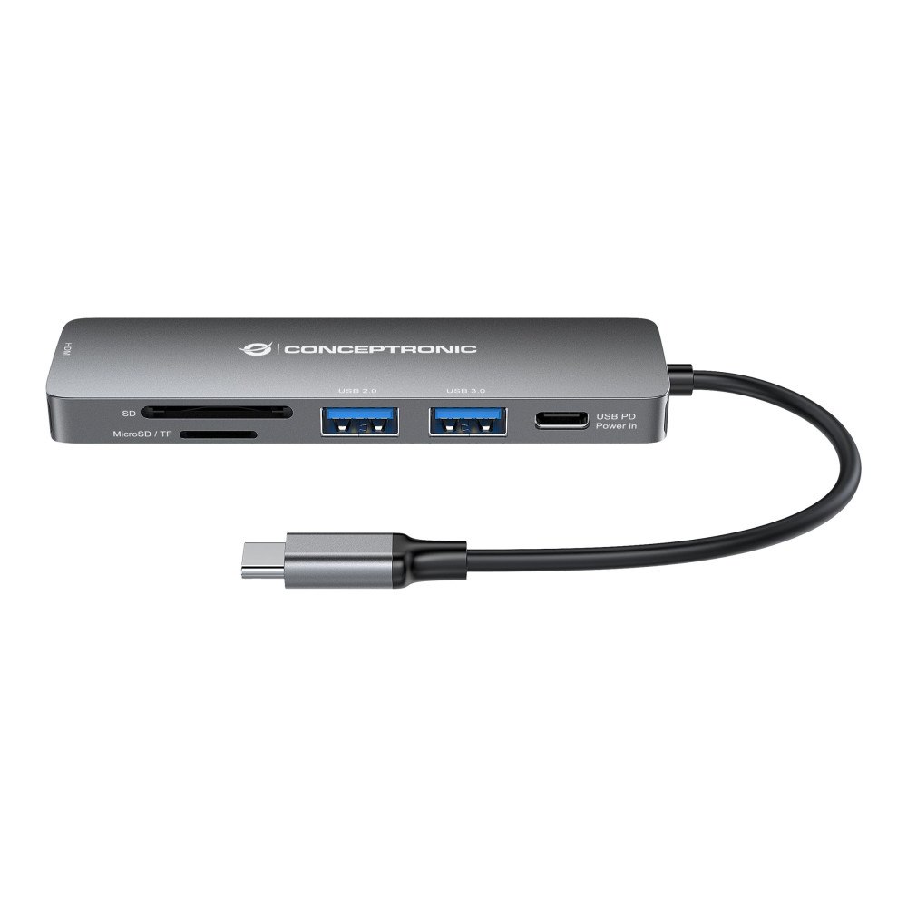 Conceptronic Conceptronic DONN11G - dockningsstation - USB-C 3.2 Gen 1 - HDMI