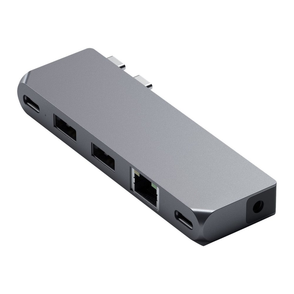 Satechi Satechi Pro Hub Mini - dockningsstation - USB-C x 2 - USB4 - 1GbE