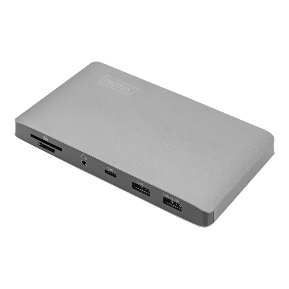 Digitus DIGITUS - dockningsstation - USB-C 3.1 Gen 1 / Thunderbolt 3 - 2 x DP - 1GbE
