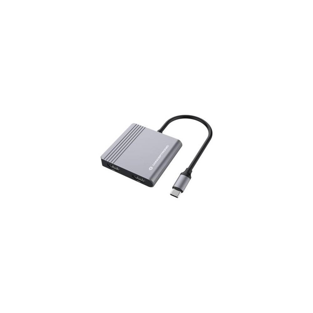 Conceptronic Conceptronic - dockningsstation - USB-C - 2 x HDMI