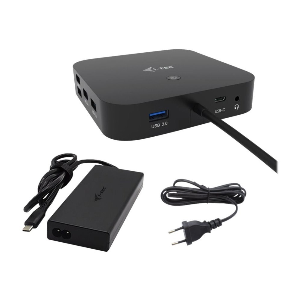 i-tec i-Tec - dockningsstation - USB-C / USB4 / Thunderbolt 3 / Thunderbolt 4 - HDMI, 2 x DP++ - 1GbE