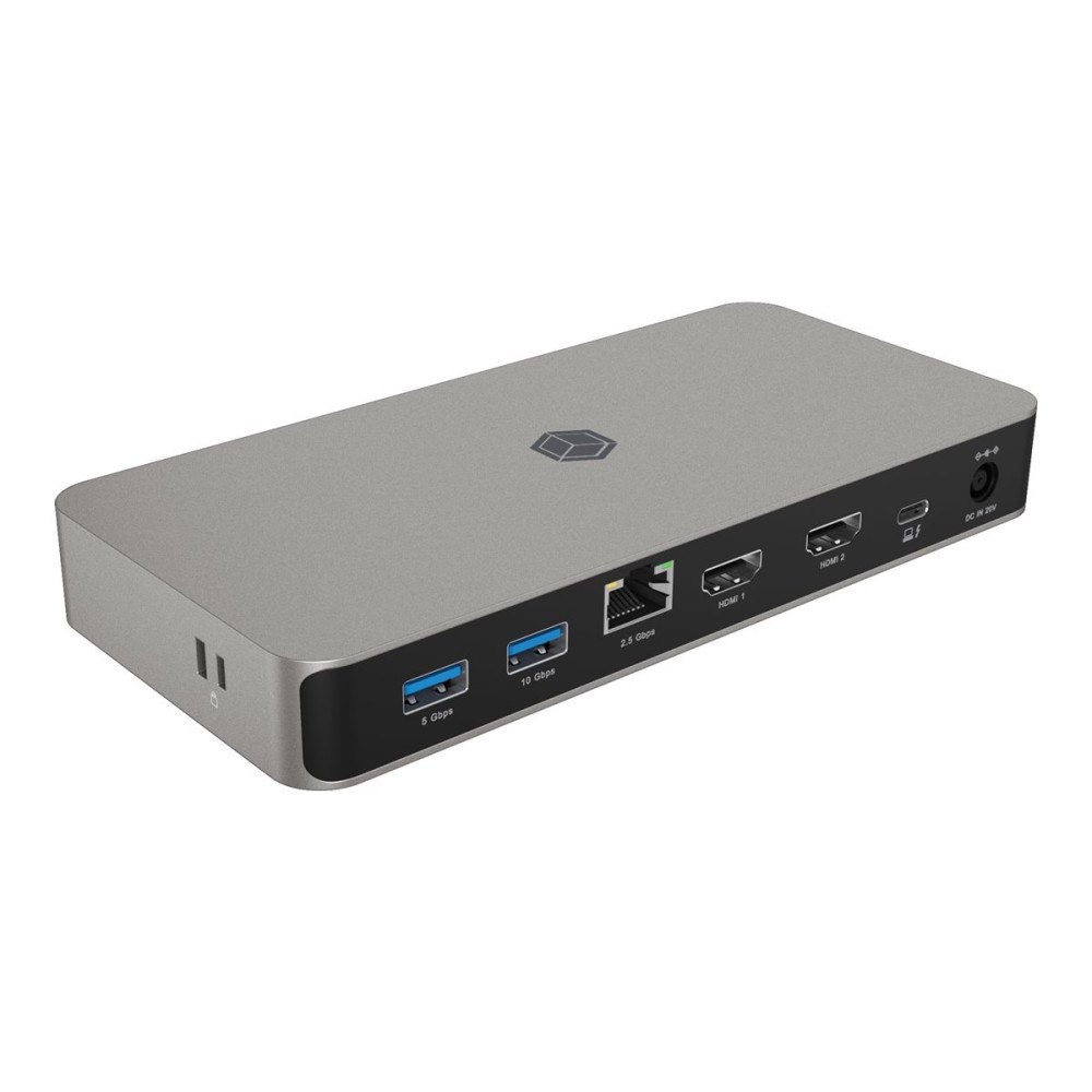RaidSonic Technology ICY BOX IB-DK2880-C41 - dockningsstation - USB-C - 2 x HDMI - 1GbE