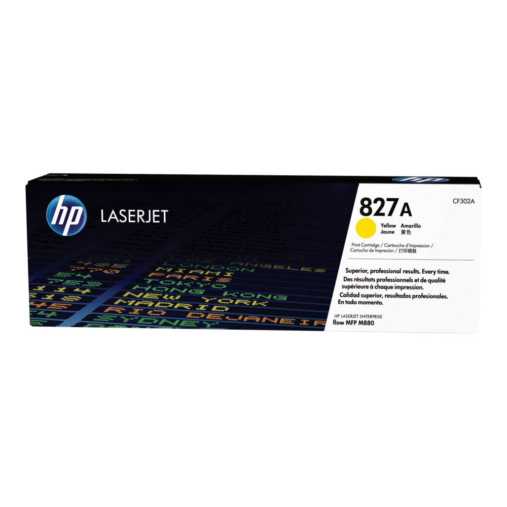 Hewlett-Packard HP 827A - gul - original - LaserJet - tonerkassett (CF302A)
