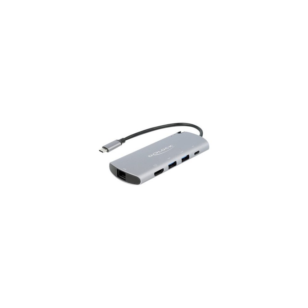 DeLOCK Delock - dockningsstation - USB-C - HDMI - 1GbE