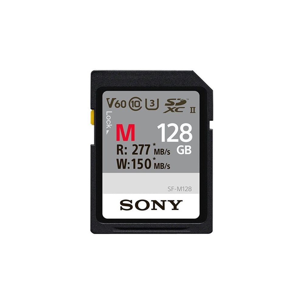 Sony Sony SF-M Series SF-M128 - flash-minneskort - 128 GB - SDXC UHS-II