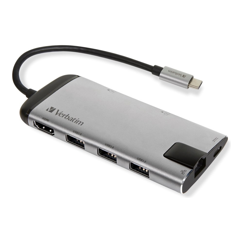 VERBATIM Verbatim - dockningsstation - USB-C - HDMI - 1GbE