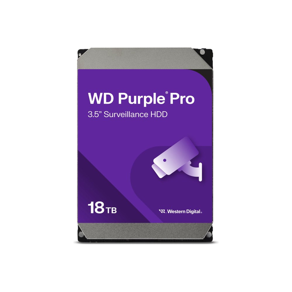 Western Digital WD Purple Pro WD181PURP - hårddisk - 18 TB - SATA 6Gb/s