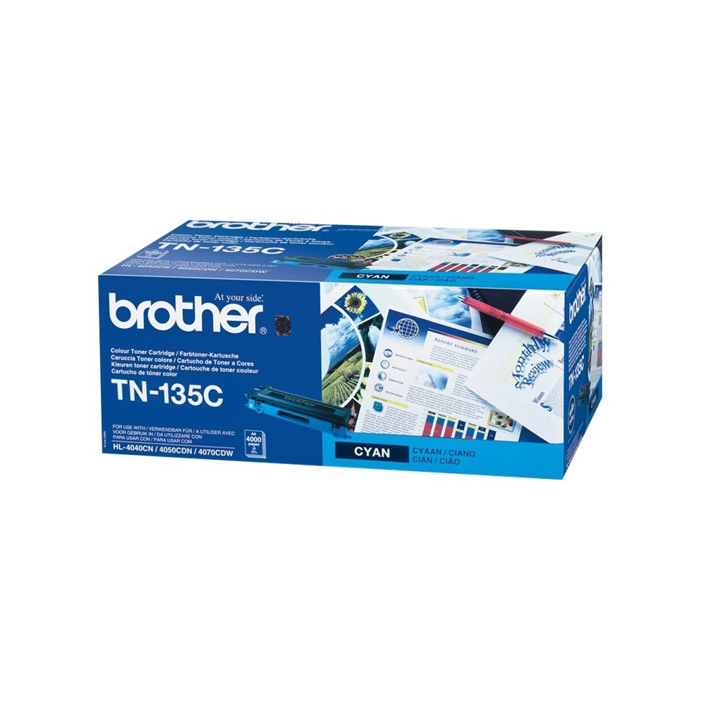 Brother Brother TN135C - Lång livslängd - cyan - original - tonerkassett
