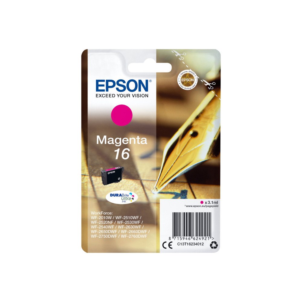 EPSON Epson 16 - magenta - original - bläckpatron