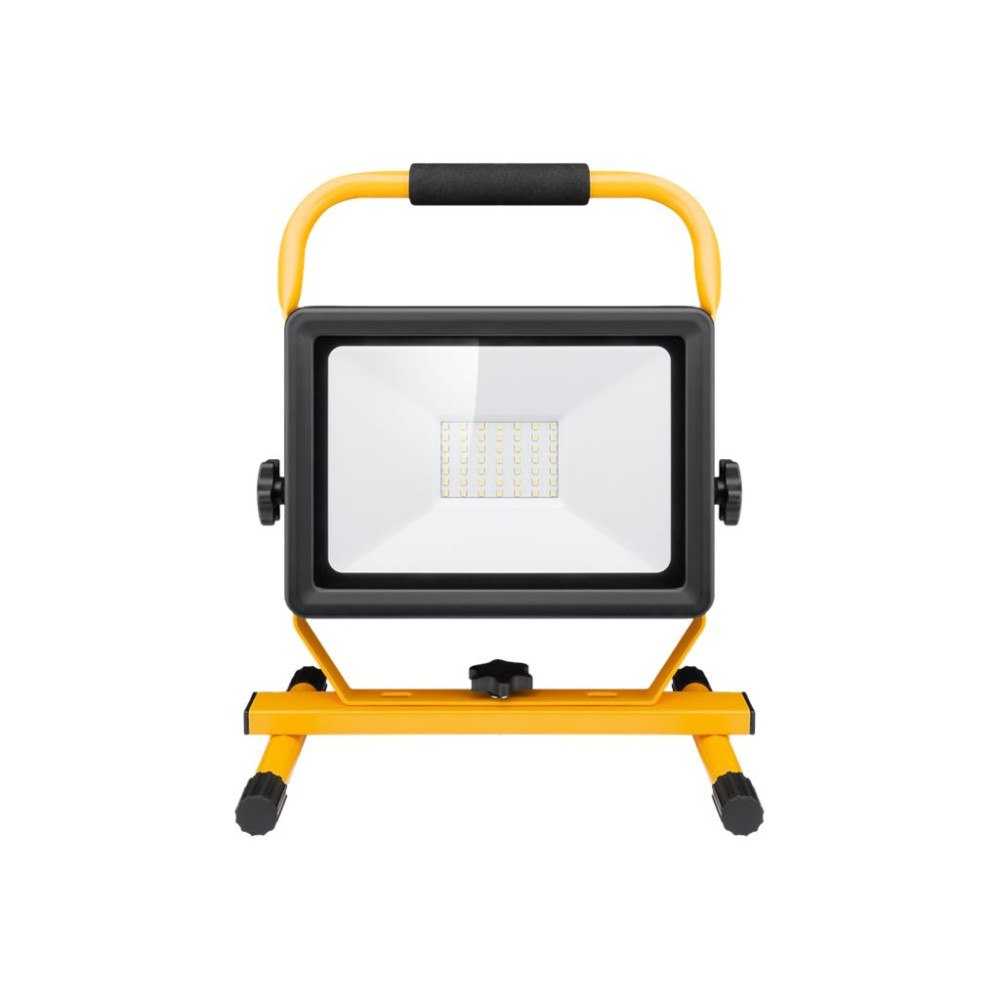 Goobay goobay - arbetslampa - LED - 50 W - svalt vitt ljus - 6500 K - svart, gul, CrystalClear