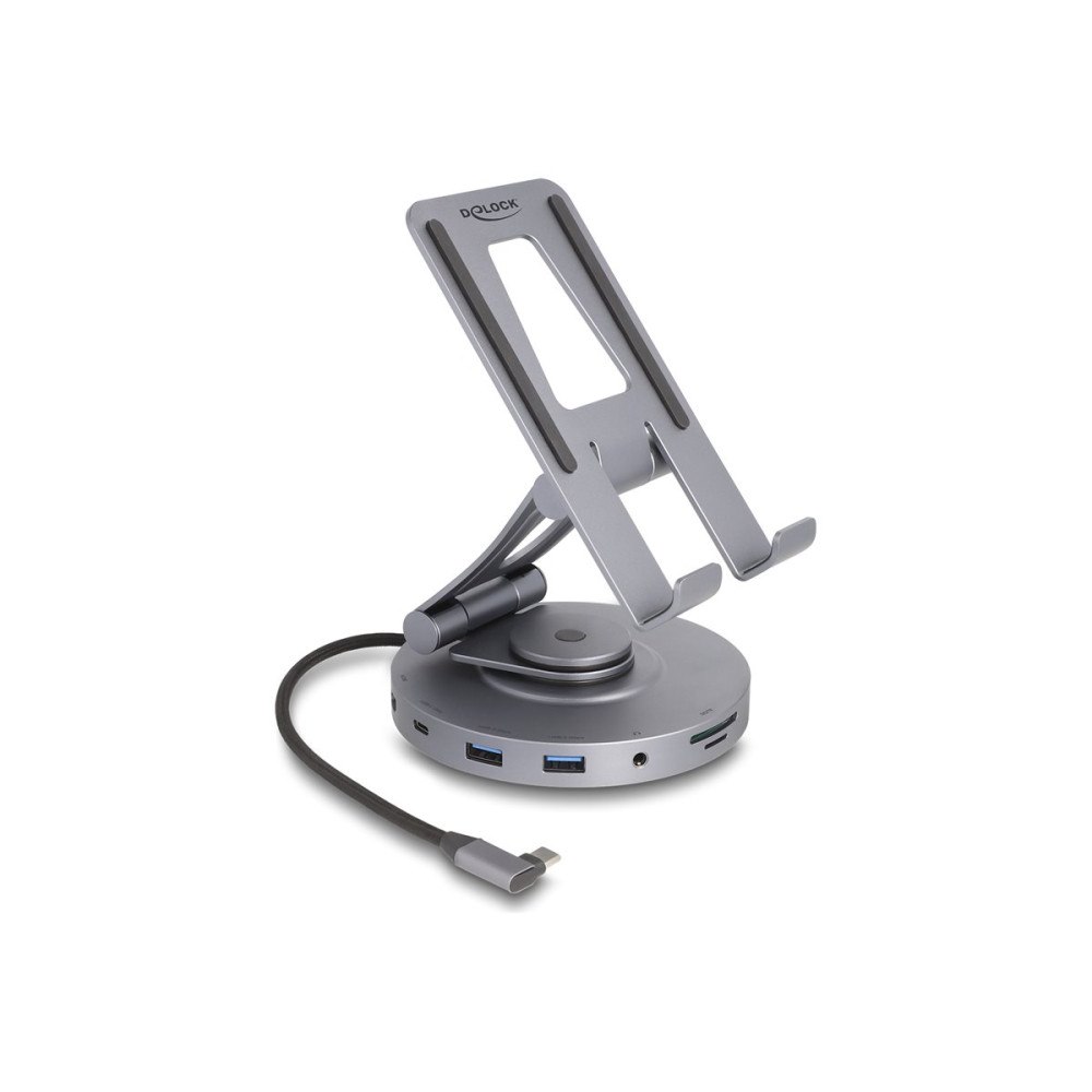 DeLOCK Delock - dockningsstation + surfplatteställ - USB-C / Thunderbolt 3 - HDMI