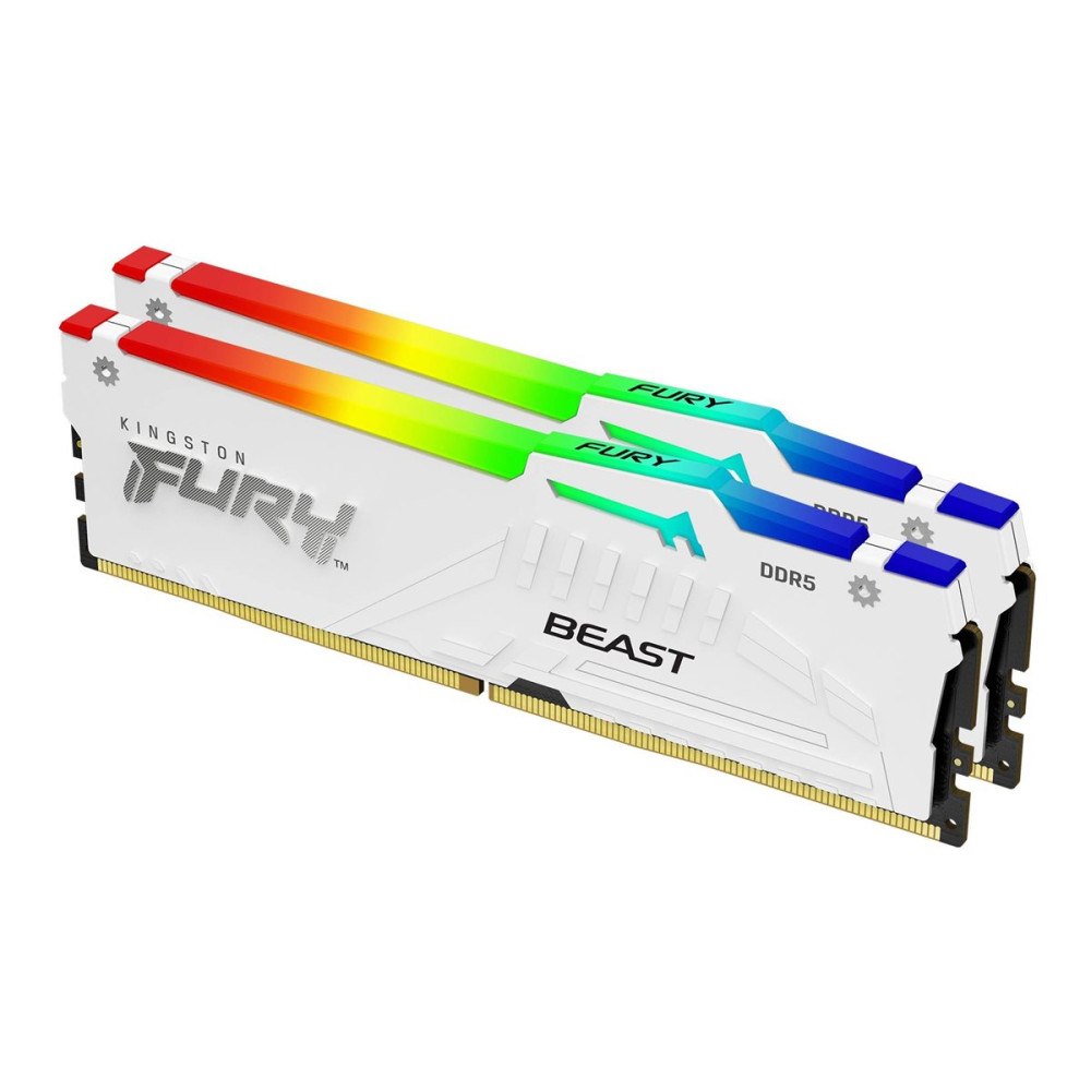 Kingston Technology Kingston FURY Beast RGB - DDR5 - sats - 32 GB: 2 x 16 GB - DIMM 288-pin - 6400 MHz / PC5-51200 - ej buffrad