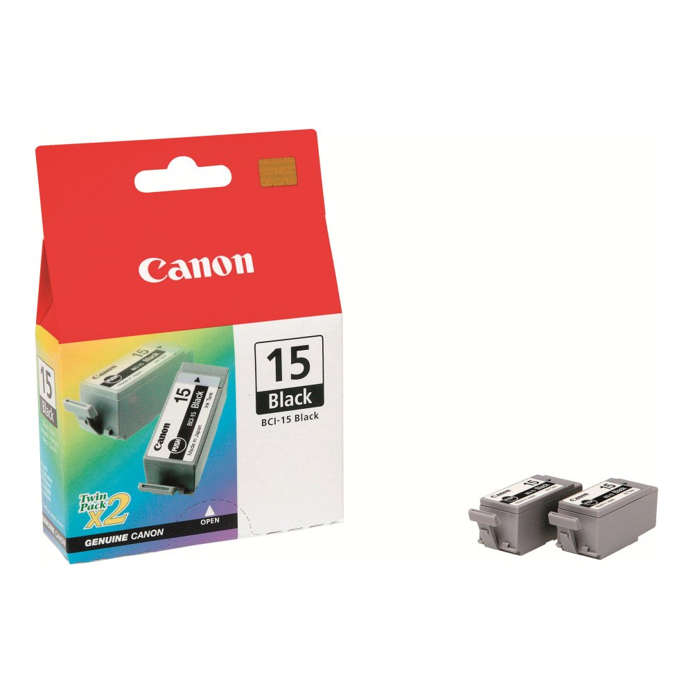 CANON Canon BCI-15 - 2-pack - svart - original - bläcktank