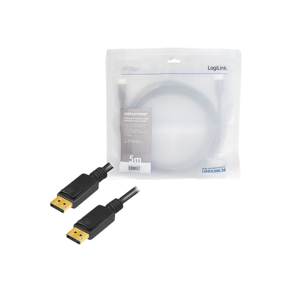 2direct LogiLink - DisplayPort-kabel - DisplayPort till DisplayPort - 5 m