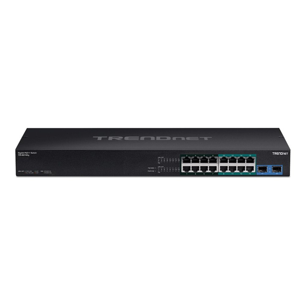 TRENDnet TRENDnet TPE BG182G - switch - 18 portar - ohanterad - rackmonterbar - TAA-kompatibel