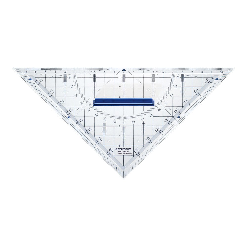 STAEDTLER STAEDTLER Mars - triangel - 22 cm - transparent - akryl
