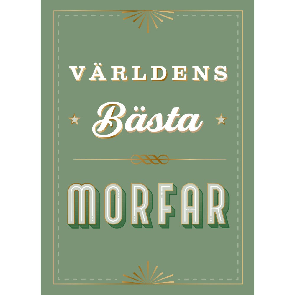 Tukan Förlag Världens bästa morfar (inbunden)
