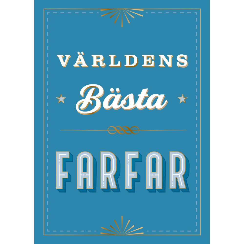 Tukan Förlag Världens bästa farfar (inbunden)