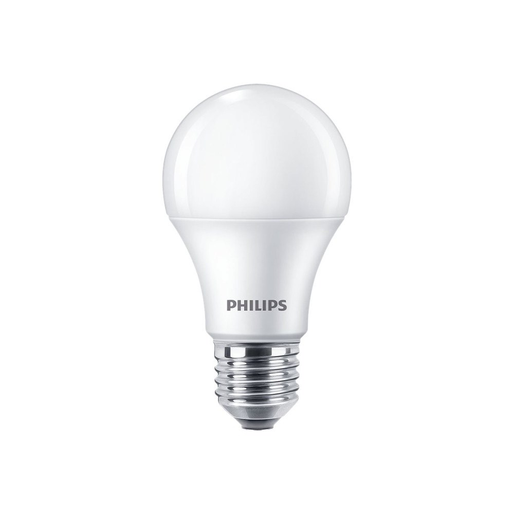 Philips Philips - LED-glödlampa - form: A60 - glaserad finish - E27 - 10 W - varmt vitt ljus - 2700 K - matt (paket om 4)