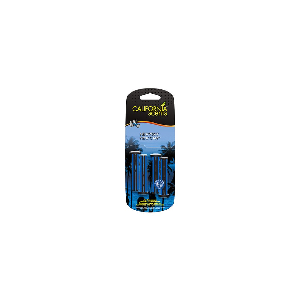 California Scents California Scents Vent Stick Newport New Car vůně do auta 4 ks