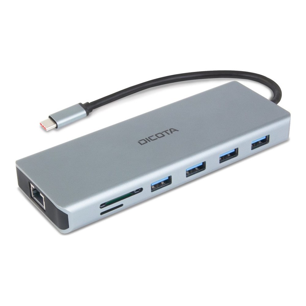 Dicota DICOTA - dockningsstation - USB-C - DP, HDMI - 1GbE