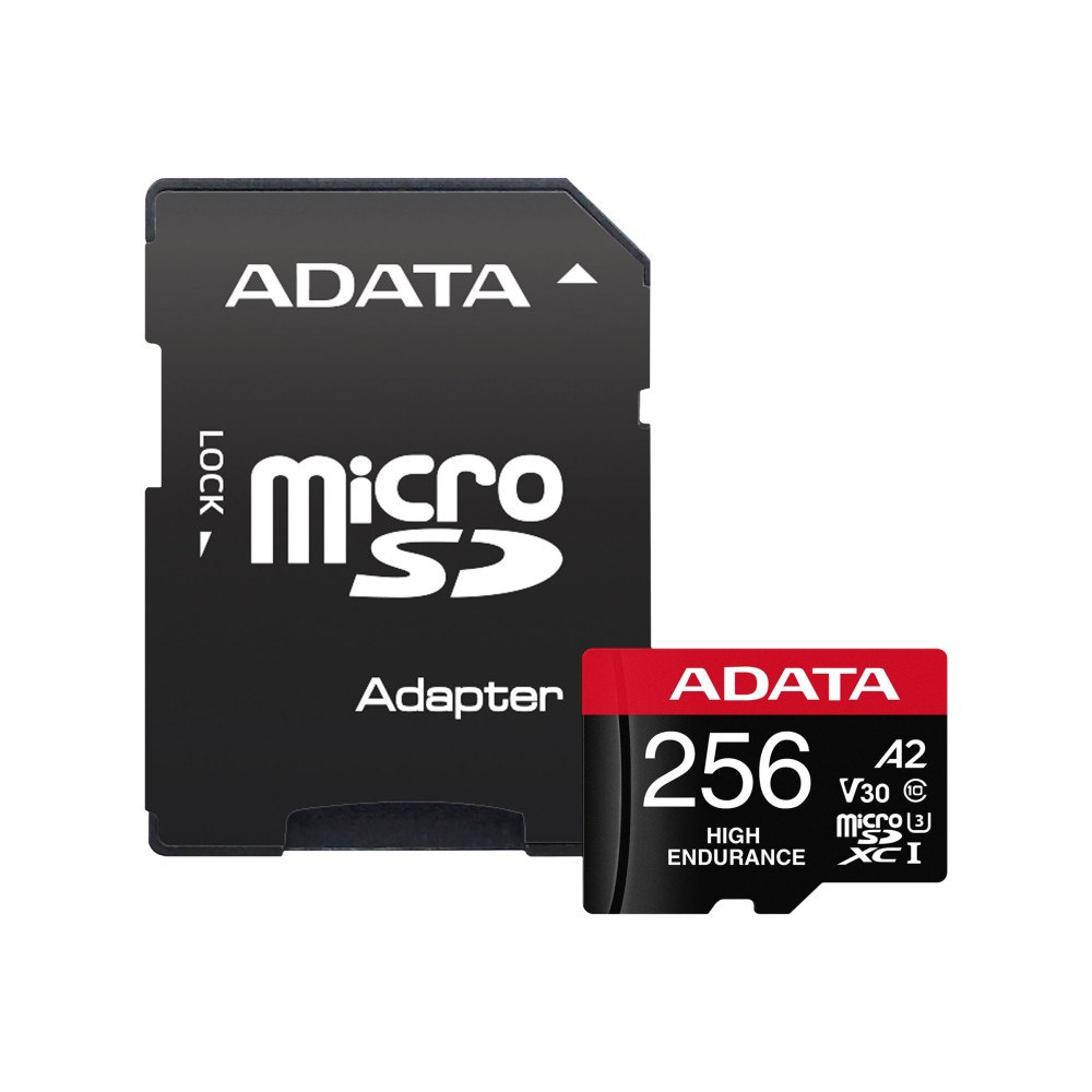 ADATA Technology ADATA High Endurance - flash-minneskort - 256 GB - mikroSDXC UHS-I