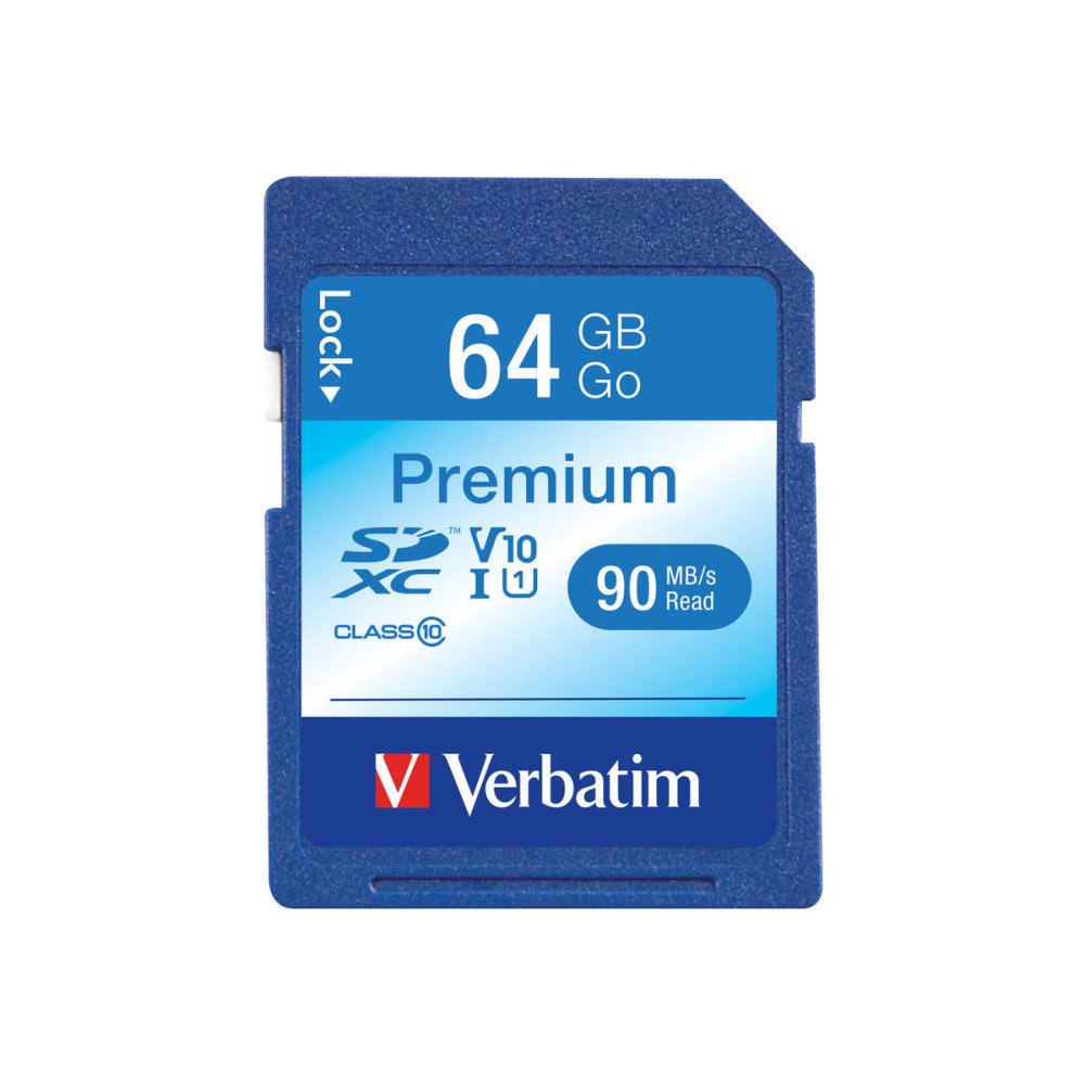 VERBATIM Verbatim Premium - flash-minneskort - 64 GB - SDXC