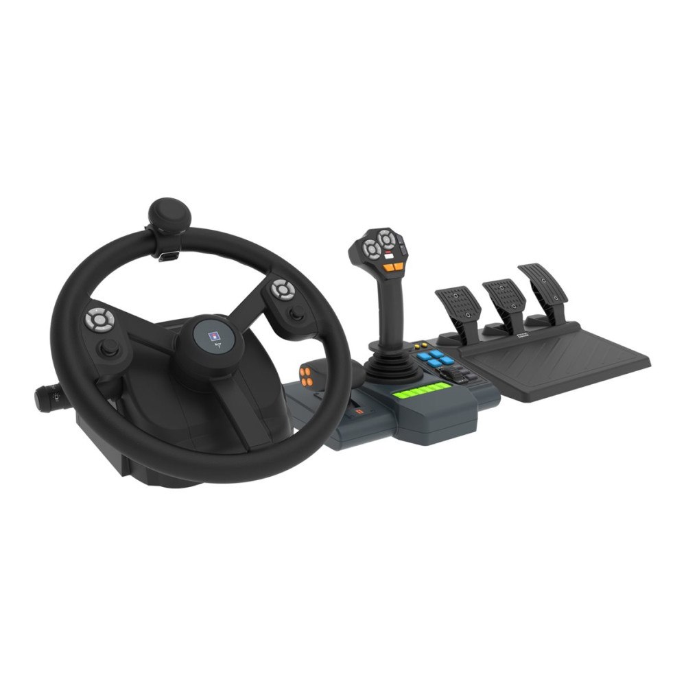 Hori HORI Farming Vehicle Control System - kit med ratt, pedaler och kontrollpanel - kabelansluten