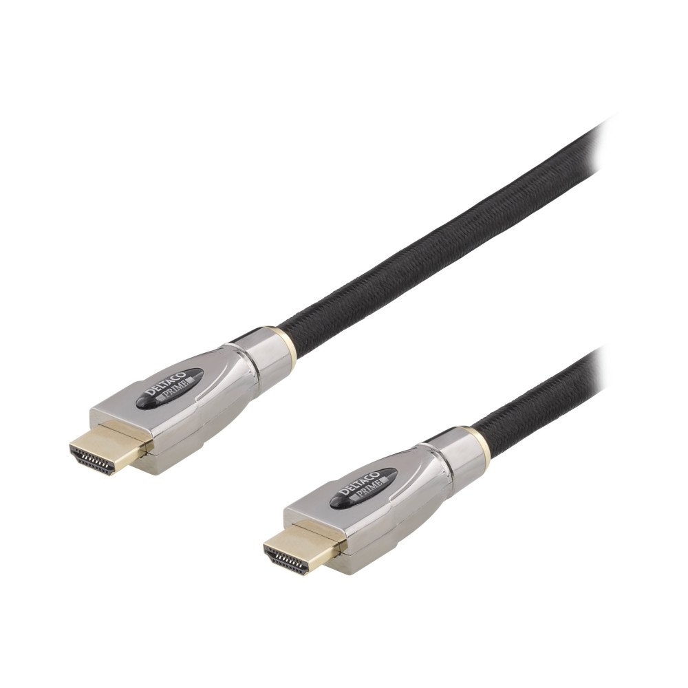 Deltaco DELTACO Prime HDMI-4050 - HDMI-kabel med Ethernet - 5 m