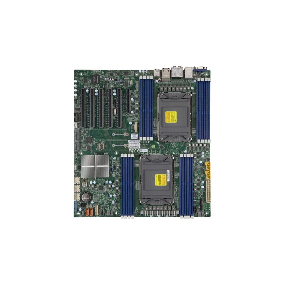 SUPER MICRO Computer SUPERMICRO X12DAi-N6 - moderkort - utökad ATX - LGA4189-uttag - C621A