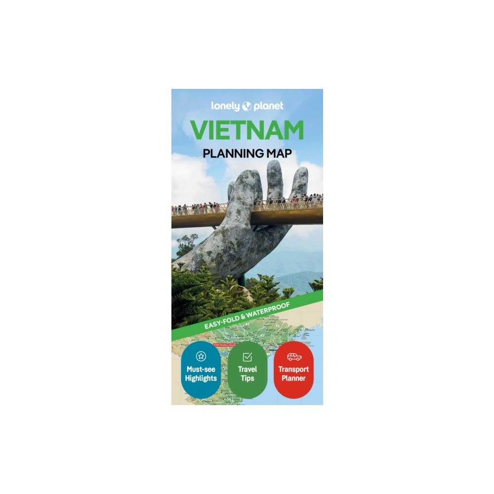 Lonely Planet Lonely Planet Vietnam Planning Map (bok, eng)