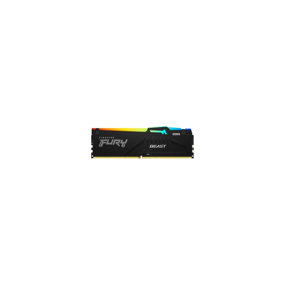 Kingston Technology Kingston FURY Beast RGB - DDR5 - sats - 32 GB: 2 x 16 GB - DIMM 288-pin / PC5-44800 - ej buffrad