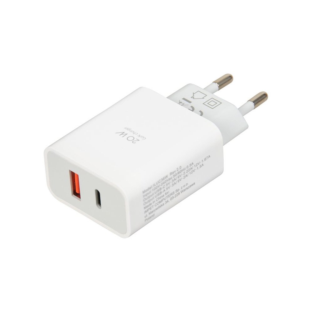 IBOX iBOX C-36 strömadapter - USB, USB-C - 20 watt