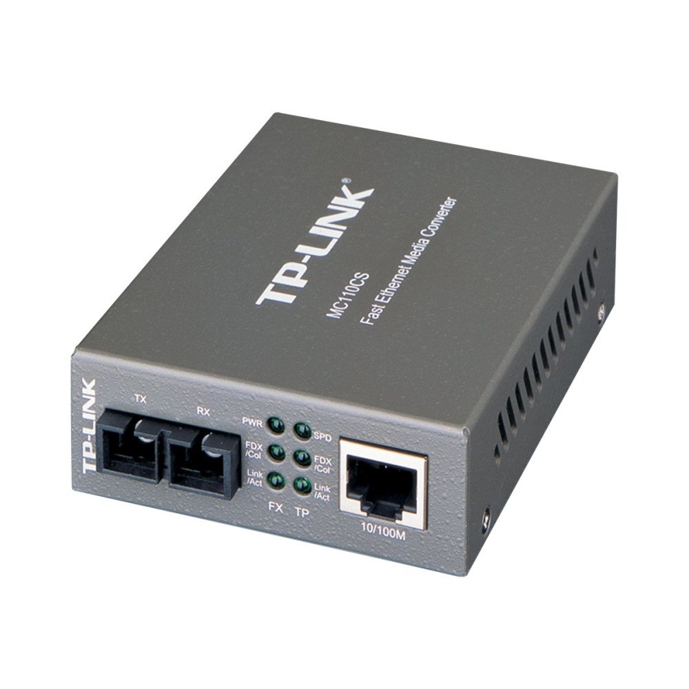 TP-LINK Technologies TP-Link MC110CS - fibermediekonverterare - 10Mb LAN, 100Mb LAN