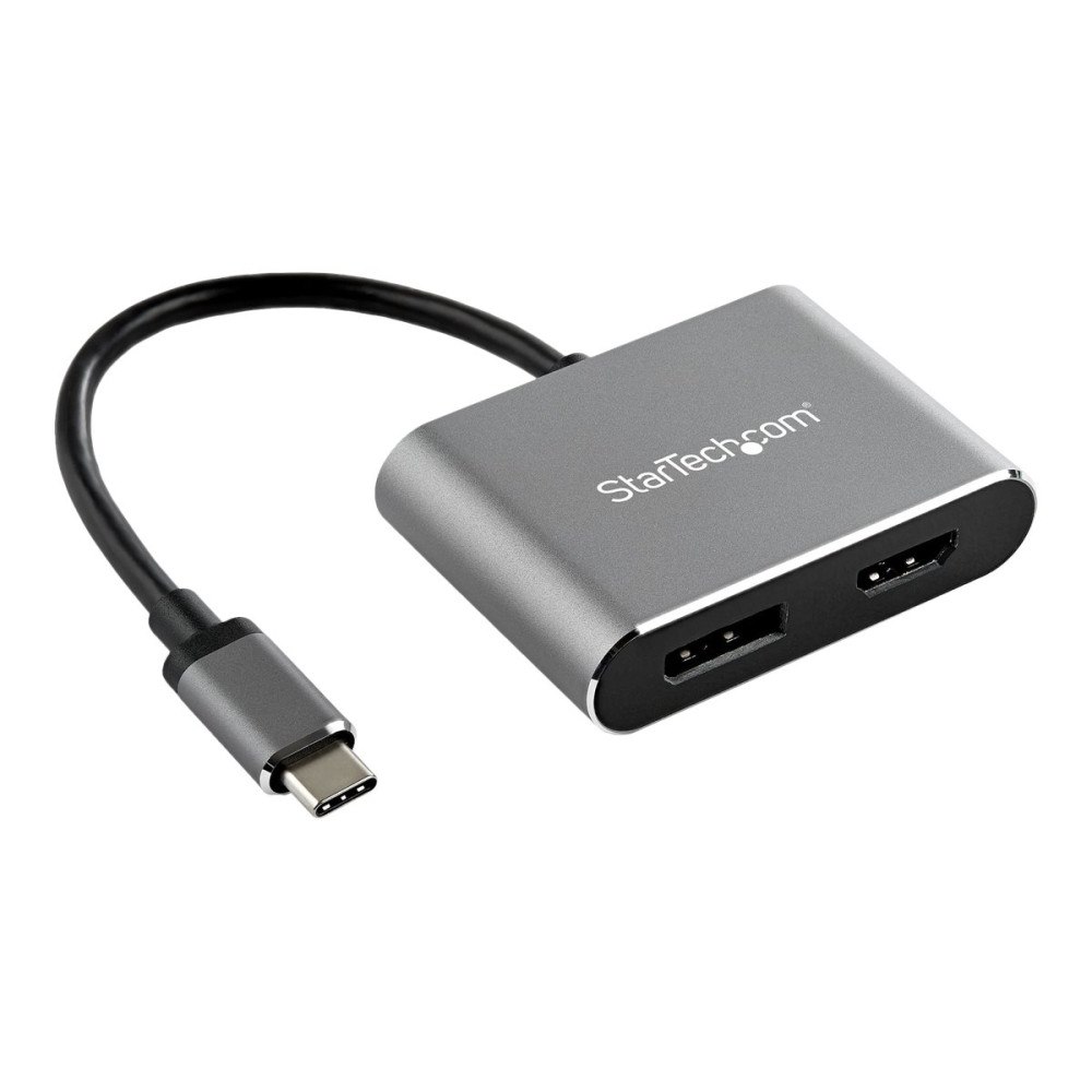 StarTech.com StarTech.com USB-C multiportvideoadapter - HDMI eller DisplayPort - 4K 60 Hz - videokort - DisplayPort / HDMI - 20.5 cm