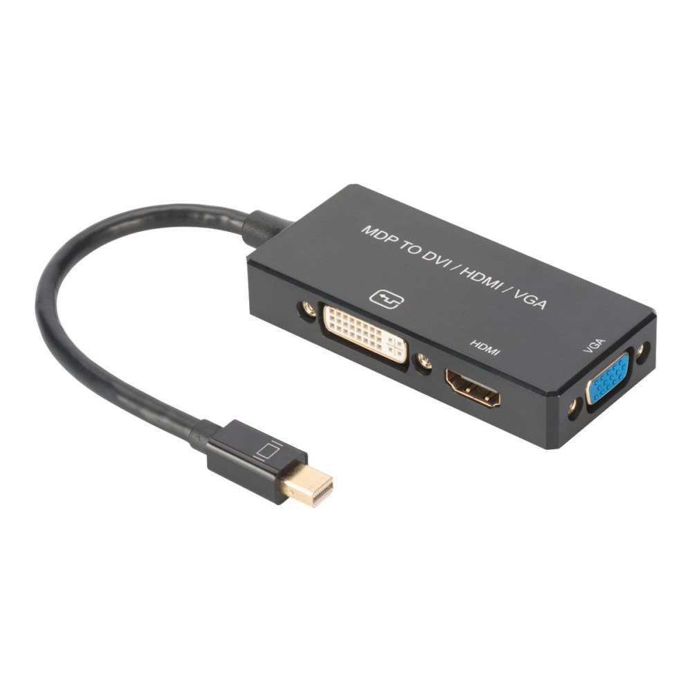 Digitus ASSMANN videokort - DisplayPort / HDMI / DVI / VGA - 20 cm
