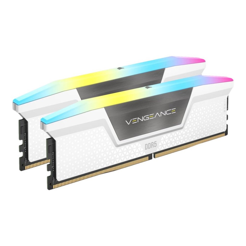Corsair CORSAIR Vengeance RGB - DDR5 - sats - 32 GB: 2 x 16 GB - DIMM 288-pin - 6000 MHz / PC5-48000 - ej buffrad