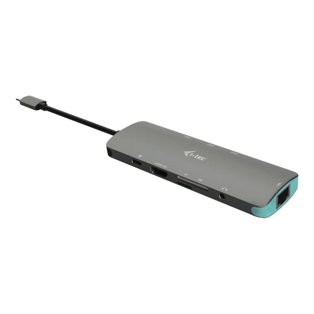 i-tec i-Tec USB-C Metal Nano Docking Station 4K HDMI LAN + Power Delivery - dockningsstation - USB-C 3.1 - HDMI - 1GbE