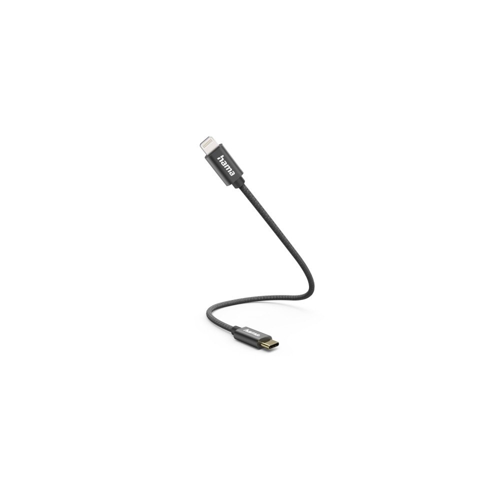 Hama Hama 00201601, 0,2 m, Lightning, USB C, Hanstik, Hanstik, So...