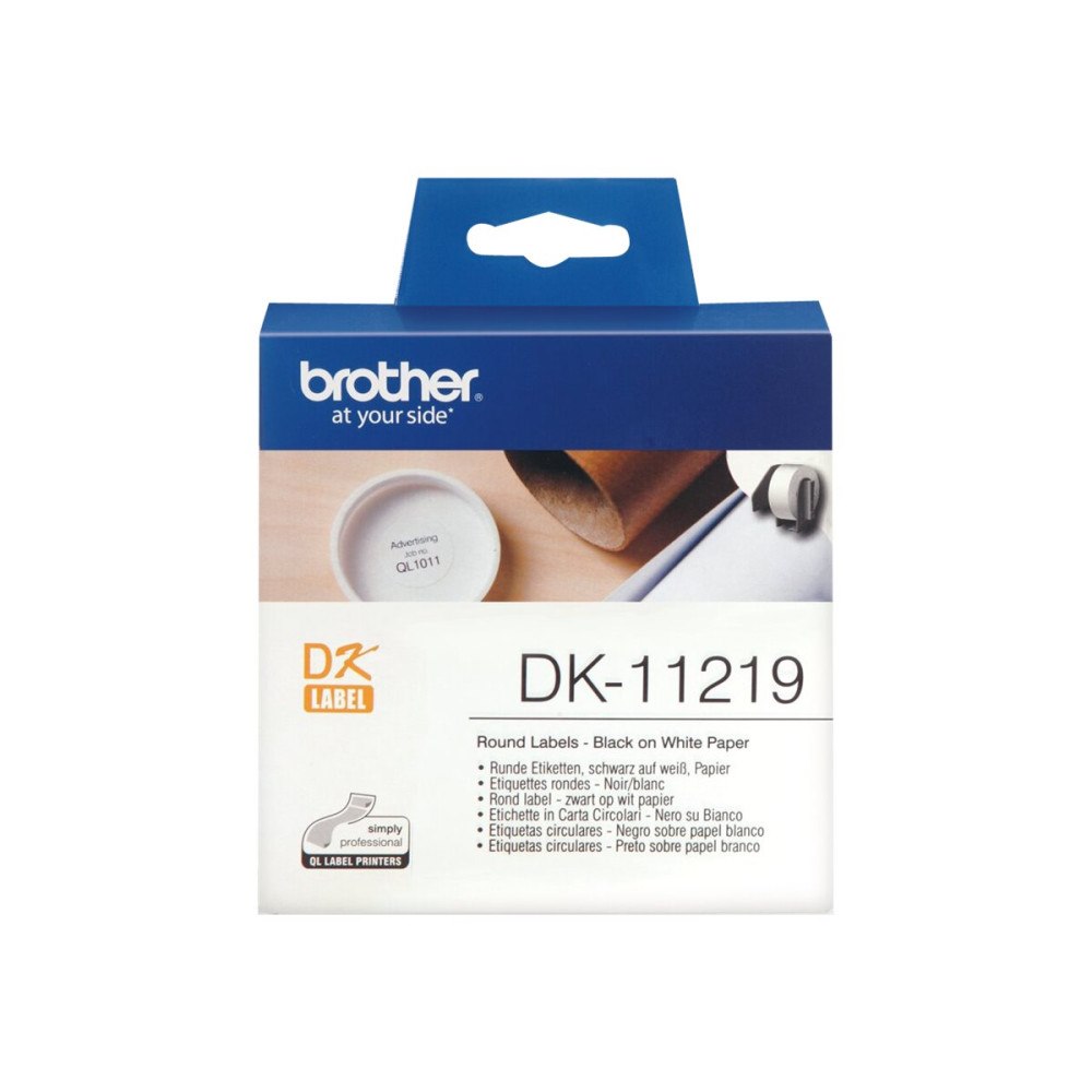 Brother Brother DK-11219 - etiketter - 1200 stk - Rulle (1,2 cm)
