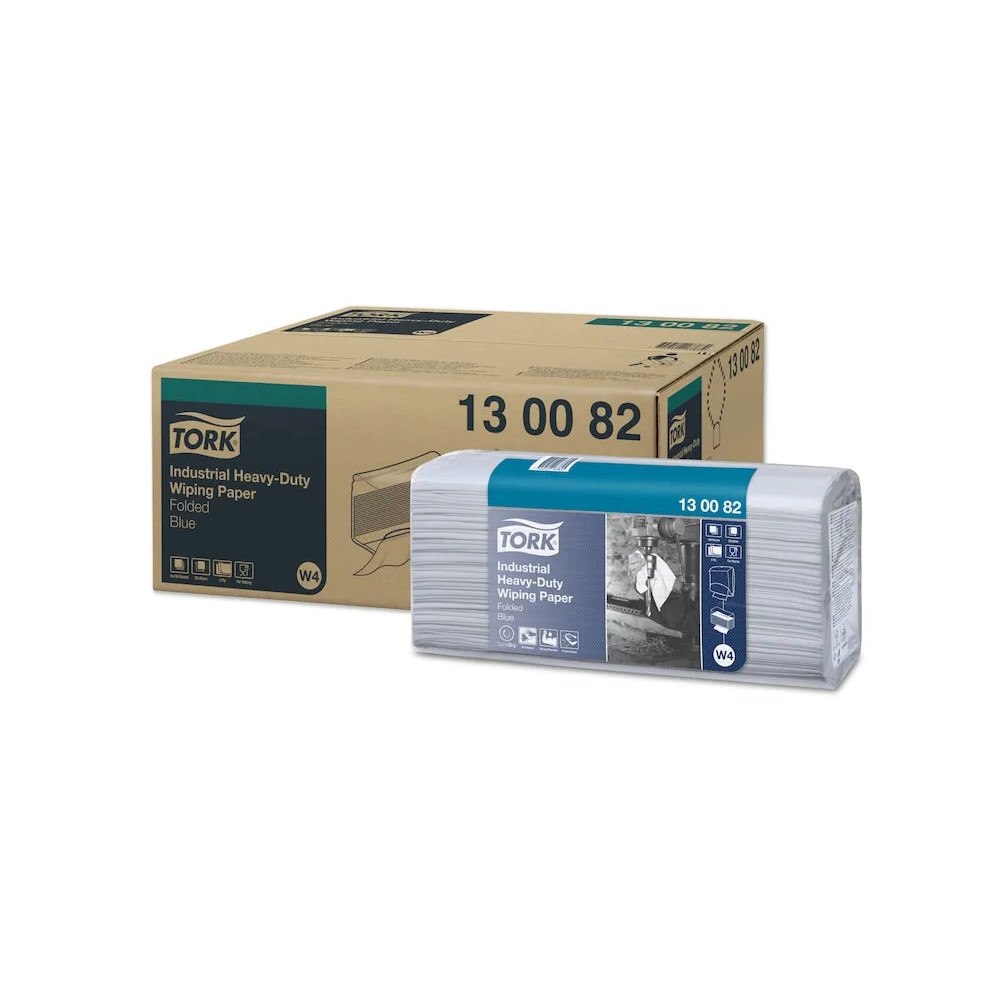 TORK Aftørringsklud Tork Ekstra Kraftig W4 3-lag 324x385 mm Toppa...